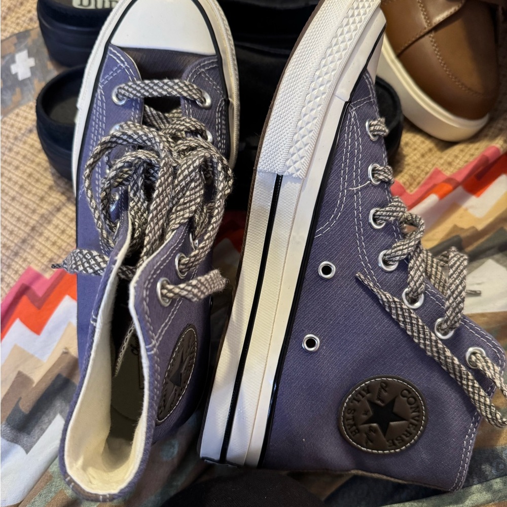 Converse Purple High-Top Sneakers